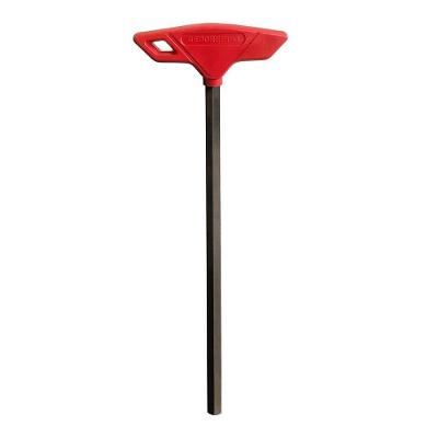Chave Allen Curta Hexagonal com Cabo T 8MM X 200MM Cromo-Vanádio Gedore Red