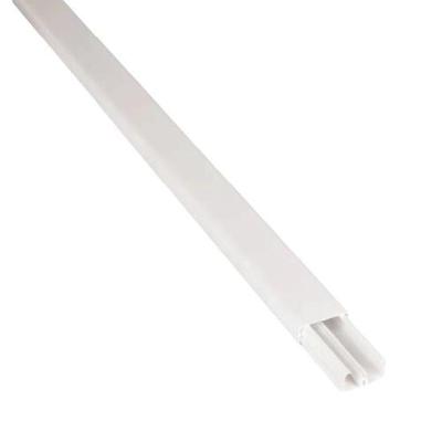 Canaleta 20x10 para Organizacao de Cabos com Adesivo Divisoria Branco Durabem 2M PVC