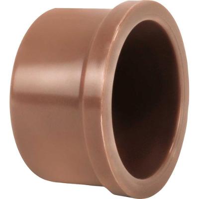 Cap Soldável 385 PVC para Instalações Permanentes Água Fria Marrom Krona 40MM