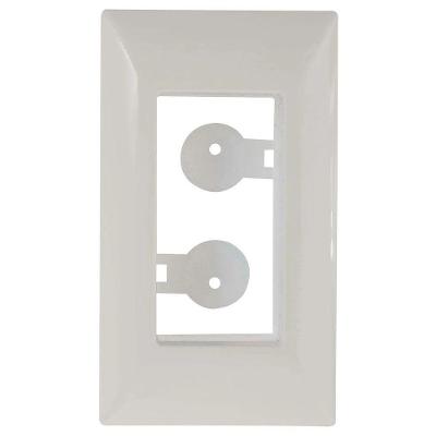 Placa para Móvel Aria 1 Posto com Parafusos Ocultos Branco Tramontina