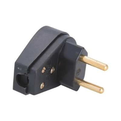 Pino e Plugue Pino Macho Angular 2ponto 20A-250V Preto Tramontina