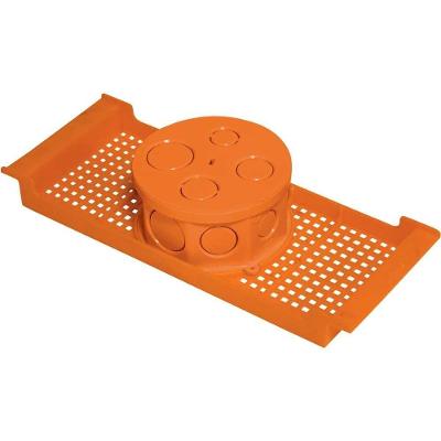 Caixa de Luz Centro para Laje 1257 Krona União Entre Eletrodutos Reforçados Laranja 300MM IP40