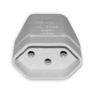 Pino Fêmea 3P 20A 9368 Conexão Elétrica Bivolt Cinza Mec Tronic
