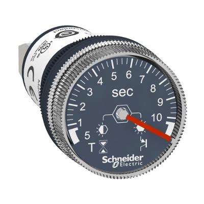 Botão Temporizador XB5DTB22 com Atraso 0,5-10s Montagem em Painel Inox Schneider Electric