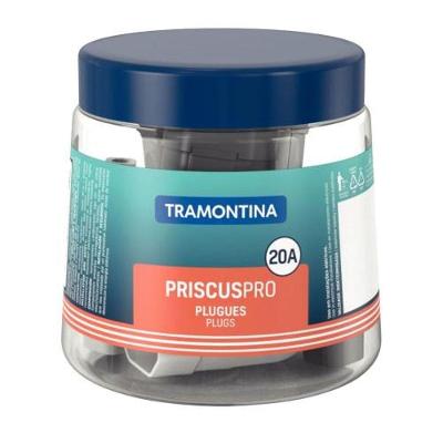 Pino e Plugue 33849 2P+T 20A 250V Preto e Branco Tramontina