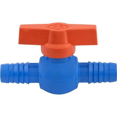 Registro de Esfera RZ07 União Dentada 3-4 Azul Laranja Rebouças