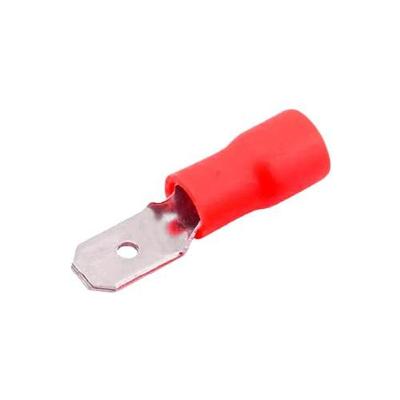 Pré-isolado Macho 27271 com Diâmetro 6,4mm 0,5 a 1,5mm² Vermelho Germer