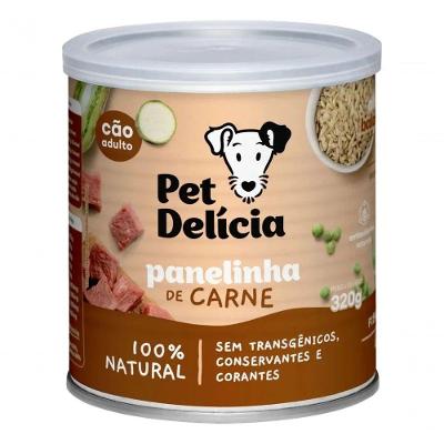 Ração Úmida Pet Delícia Panelinha de Carne 320G 1 Unidade