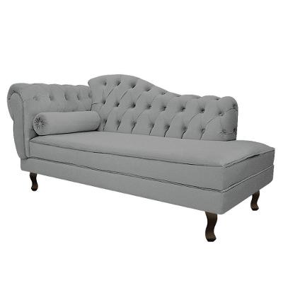 Diva Recamier Diana 130cm Lado Direito Corano - Amarena Móveis Cor Cinza