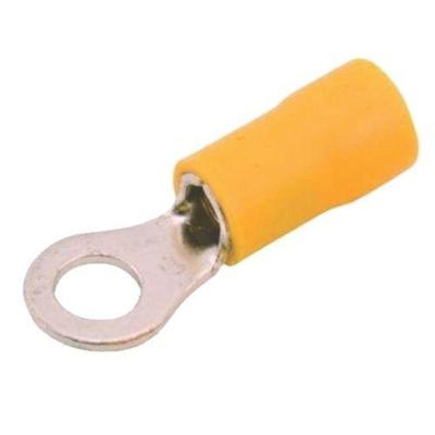 Pré-isolado Anel L6 4,0 a 6,0mm Isolamento Amarelo Germer 1-4''