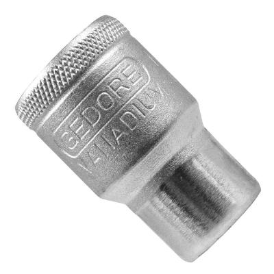 Soquete Encaixe de 1-2 Pito Acabamento Niquelado 27MM Gedore