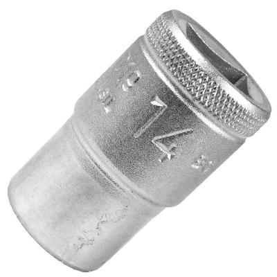 Soquete Estriado 14mm Encaixe 1-2 Niquelado Aço Gedore-Vanadium Gedore 14MM