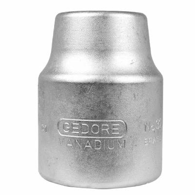 Soquete Encaixe de 3-4 Sextavado 36mm Acabamento Niquelado e Cromado Gedore 36MM