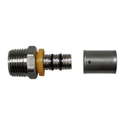 Conector Fixo Macho para Gás 20x1-2 Pex com Compressão Astra