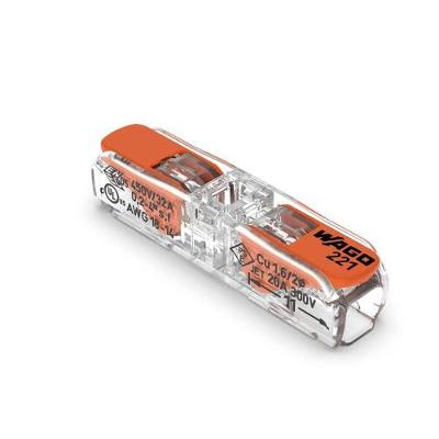 Conector de Emenda 221 com Alavanca Até 4,0mm² 32A 450V Wago Brasil