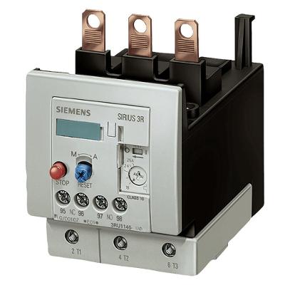 Relé de Sobrecarga 3RU1146-4LB0 Proteção do Motor Tamanho S3 Reset Manual e Automático Siemens