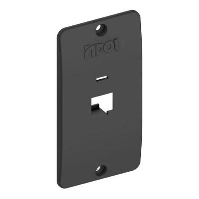 Eletroduto Tampa 1 Posto Rede 3-4” com Isolamento Elétrico Preto Inpol