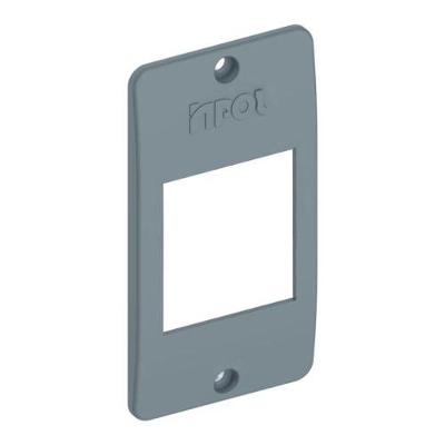 Tampa 2 Teclas B 3-4'' com Isolamento Eletrico Cinza Inpol