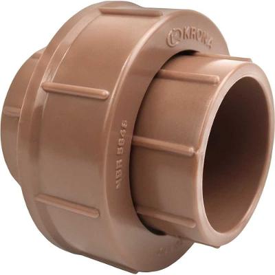 União Soldável 474 com Engate Roscável Estanque Marrom Krona 20MM