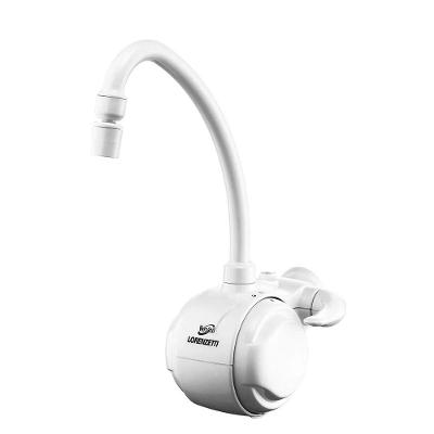 Torneira Elétrica Versátil com Bica Alta e Móvel Branco Lorenzetti 220V 5500W