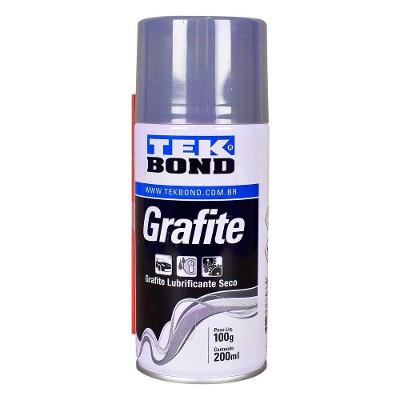 Grafite em Pó Spray Desengripante Lubrificante Fácil Aplicação Tekbond 200ML