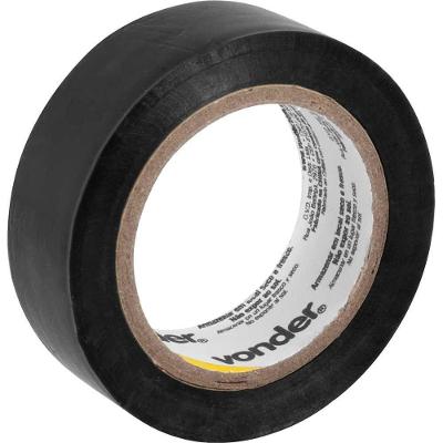 Fita Isolante Antichama Vonder 1137191013 Isola Fios Elétricos Preto 750V 19MM X 10M