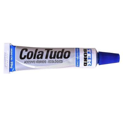 Adesivo Cola Tudo Multiuso Transparente Resistente a Impactos Tekbond 20G