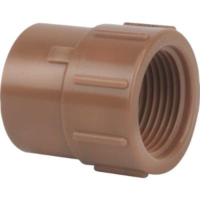 Luva LR 32MM X 1" 490 para Instalação Permanente em PVC Marrom Krona