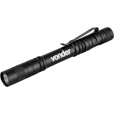 Lanterna Caneta 8075040002 LED XPE 40 LM com Clip Metálico Vonder Preto