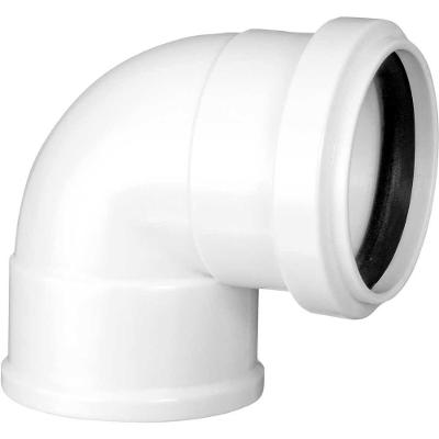 Joelho 90° Esgoto com Anel DN 40 X DN 40 623 com Desvio 90° PVC Branco Krona