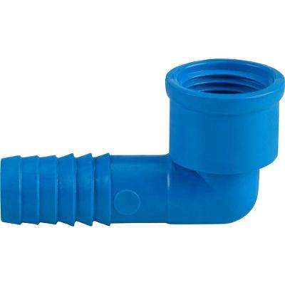 Joelho Interno LR Liso Rosca 1-2 para Mangueira Polipropileno Azul com Ranhuras J51ZN25 Rebouças