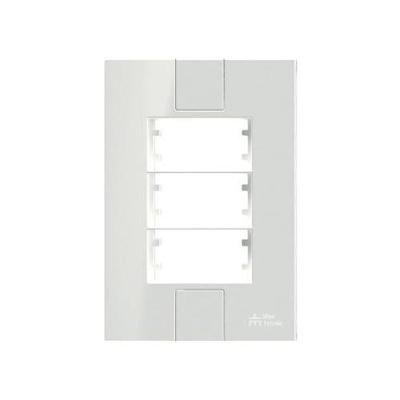 Interruptores - Plugues e Tomadas Click Espelho 4x2 para 3 Módulos Branco Mec Tronic