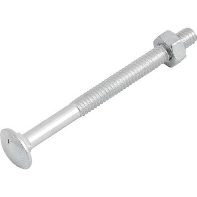 Parafuso Francês com Porca 1-4 X 3 Unc 20 Fios por Polegada Ansi B-18.5 Zincado Inox Vonder