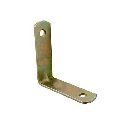 Cantoneira para Móveis 1-2 para Fixação com Furos Pré-Perfurados Bicromatizada Inox Dtools
