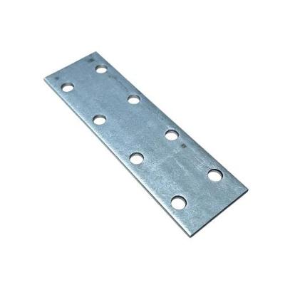 Chapa de Junção Reta 100 X 30 X 2,0mm Dtools com Múltiplos Pontos de Fixação Inox