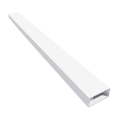 Canaleta 20x10 com Tampa Removível e Adesivo Branco Durabem 200CM