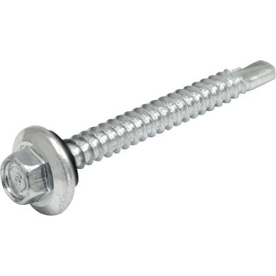 Parafuso Autobrocante Sextavado Flangeado 2910005510 com Arruela de Neoprene Inox Vonder 5,5MMX1