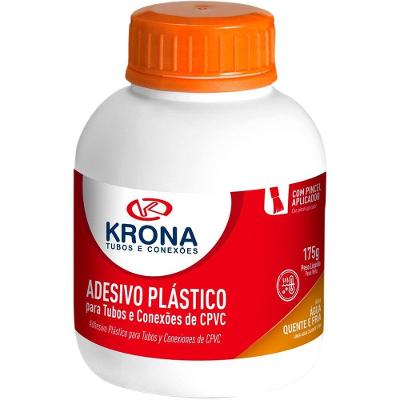 Adesivo para CPVC 1389 Soldagem Tubos e Conexões Água Quente Até 70°C Vermelho Krona