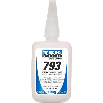 Adesivo Instantâneo 793 Multiuso Cura Rápida 100G Tekbond