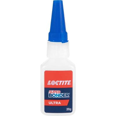 Adesivo Instantâneo Super Bonder Ultra Multiuso para Metal e Borracha Transparente Loctite 20G
