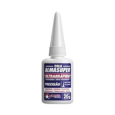 Adesivo Instantâneo Almasuper Ultrarrápido Alta Performance 20G Almata
