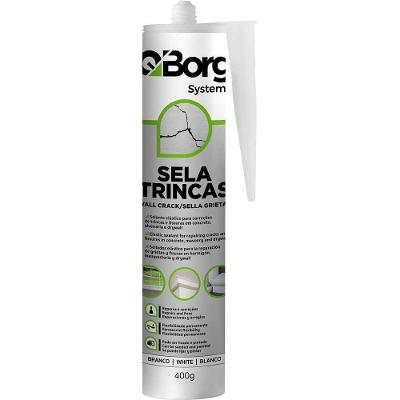 Selante SELA TRINCAS Acrílico para Vedação com Borracha Silicone Branco 400G
