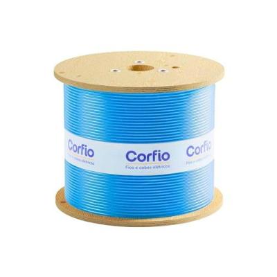 Cabo Flexivel 4MM 34840 para Uso Eletrico Bivolt Azul Bobina 800M Corfio