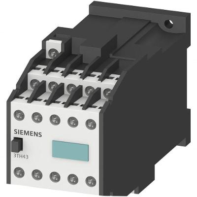 Contator Auxiliar 3TH4391-0BB4 9NA+1NF 24VCC Terminal de Parafuso Siemens