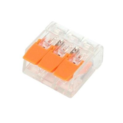 Conector de Fios 3 Polos 4mm 32a - 450v Conexão Rápida e Segura DURABEM