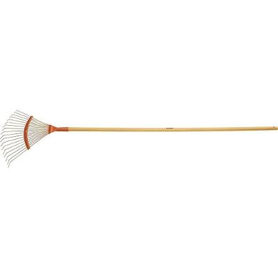 Rastelo de Jardinagem Rastelo Metálica Fixa com 18 Dentes Aramado Verde Tramontina 120CM
