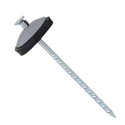 Prego Telheiro 20x48 com Acabamento Aradox Galvanizado para Telhas com Borracha de Vedação Inox 1kg