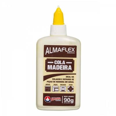 Cola para Madeira Adesivo Cola Madeira para Colagem de Madeira Alta Resistencia Bivolt Almata 90g