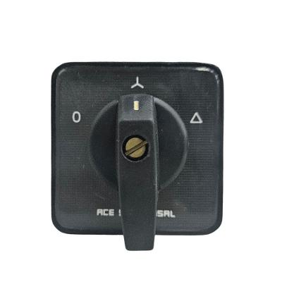 Chave Comutadora S40-SDB03 Estrela Triângulo 40A Knob Flag Preto Ace Schmersal