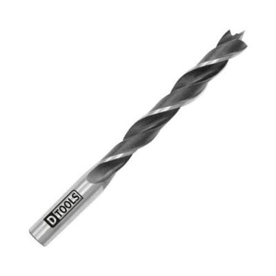Broca com 3 Pontas para Madeira Perfuração Precisa Aço Especial 4mm Bivolt Dtools